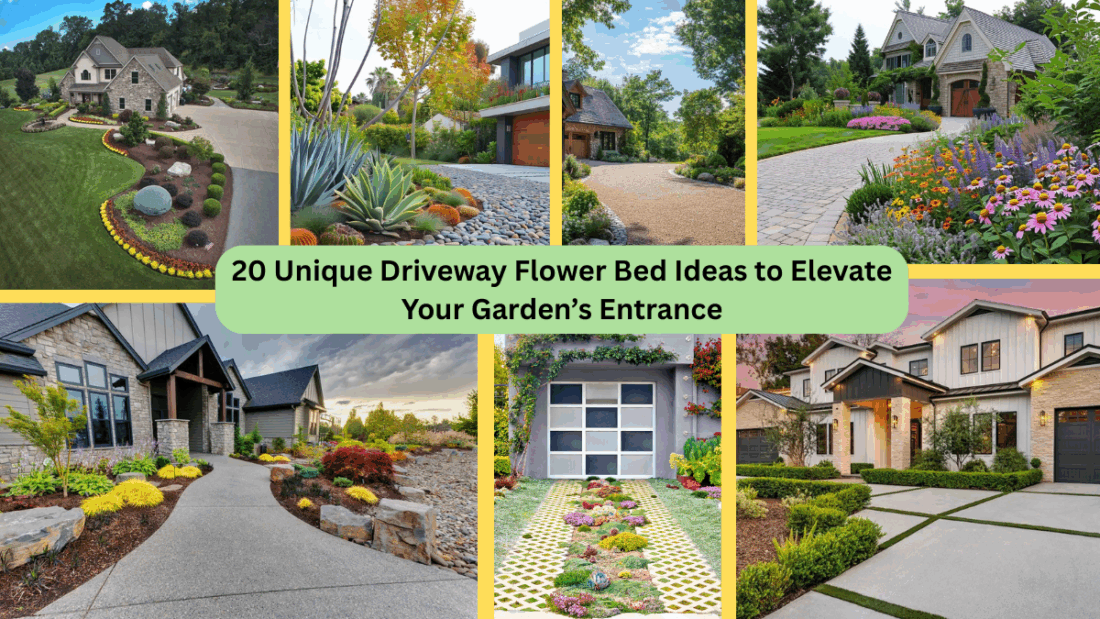 20 Unique Driveway Flower Bed Ideas to Elevate Your Garden’s Entrance
