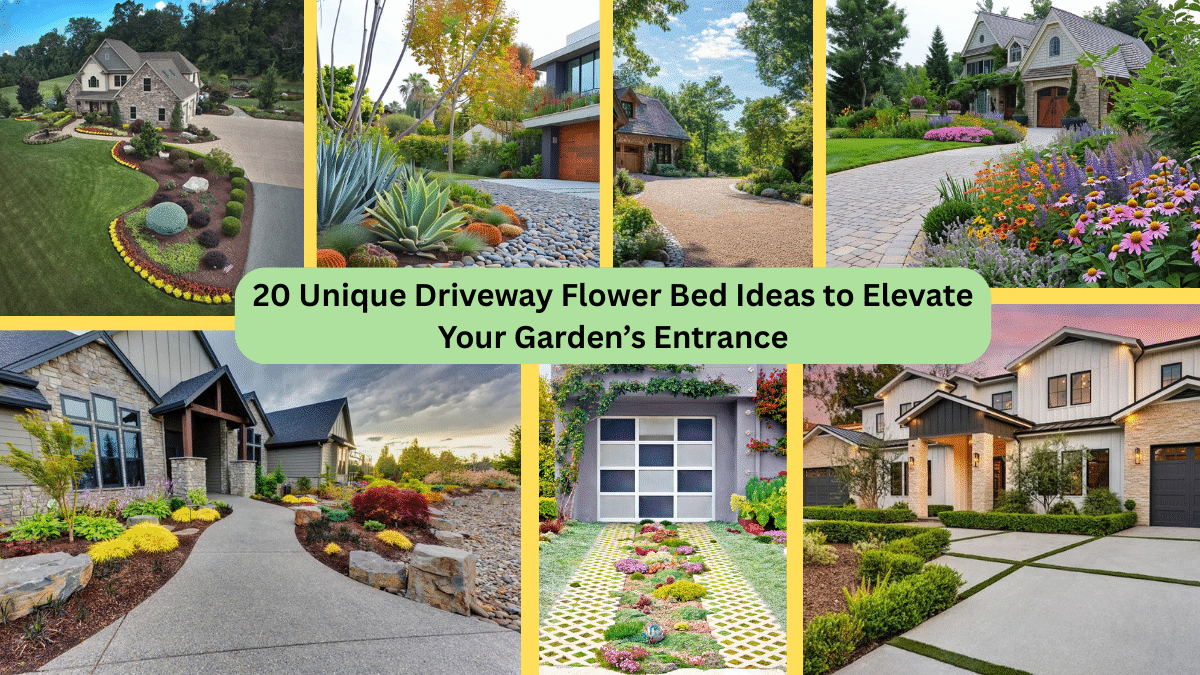 20 Unique Driveway Flower Bed Ideas to Elevate Your Garden’s Entrance