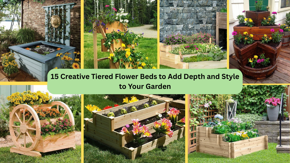 15 Creative Tiered Flower Beds to Add Depth and Style to Your Garden