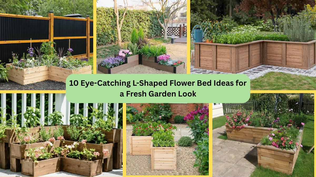 10 Eye-Catching L-Shaped Flower Bed Ideas for a Fresh Garden Look