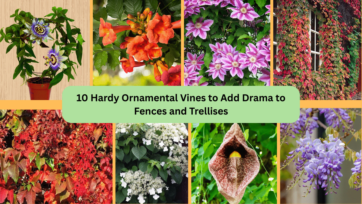 10 Hardy Ornamental Vines to Add Drama to Fences and Trellises