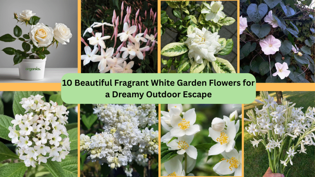 10 Beautiful Fragrant White Garden Flowers for a Dreamy Outdoor Escape