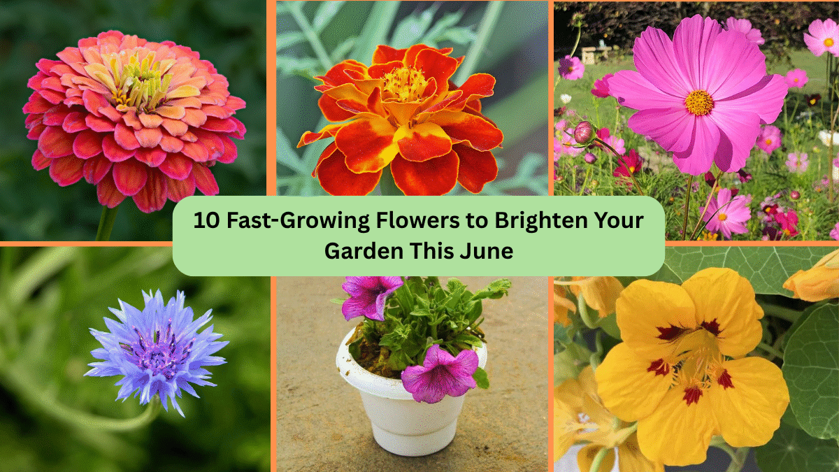 10 Fast-Growing Flowers to Brighten Your Garden This June