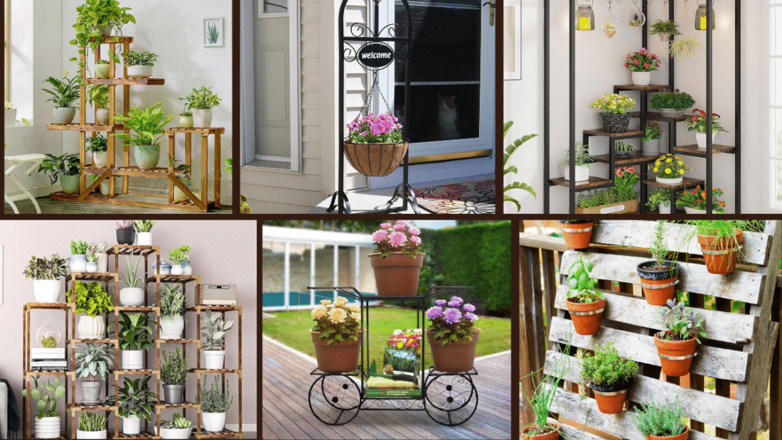 7 Outdoor Plant Stand Ideas for Garden Organization