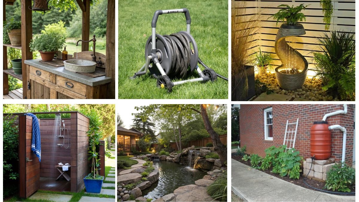 7 Beautiful Garden Corners That Include Functional Plumbing
