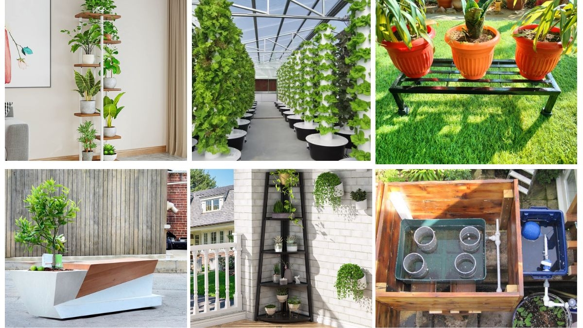 7 Elegant Plant Stand Designs with Hidden Plumbing Features