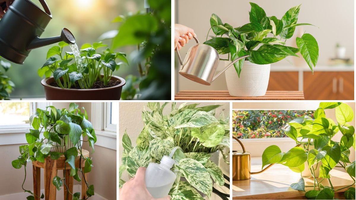 The Right Watering Schedule for Indoor Pothos Plants